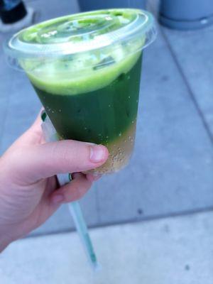 Matcha Spritz. Normally $6.50 but $3 during their old promotion. Tasty