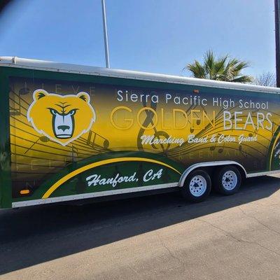 Sierra Pacific Band trailer wrap