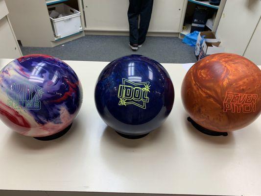 Storm Crux Prime, Storm Fever Pitch, Roto Grip Idol Pearl