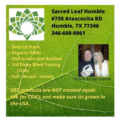 Meet Troy at Sacred Leaf Humble