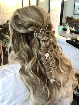 Bridal updo