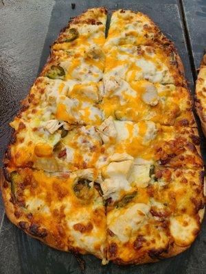 BBQ Chicken Flatbread Pizza~