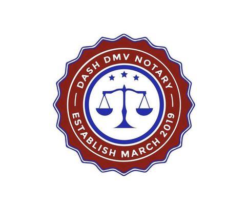 DASH DMV NOTARY LOGO