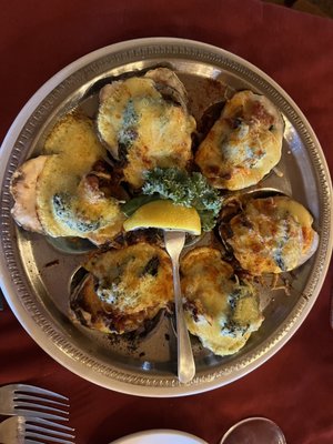 Oysters Rockefeller