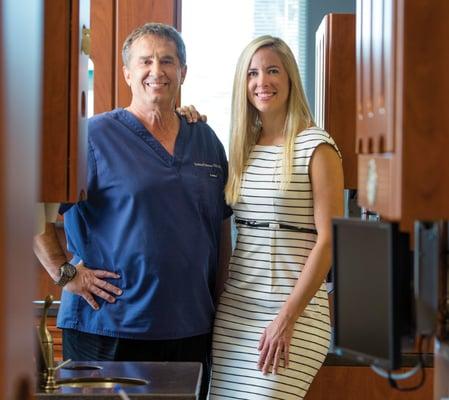 Dr. Lindsay B. Eastman with daughter Dr. Christie L. Eastman. Photography by Steven P. Widoff, Incisal Edge Magazine