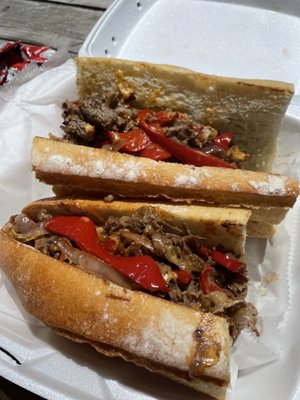 Cheese steak sandwich