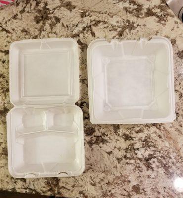 Disappointed, now the containers are much smaller. ,