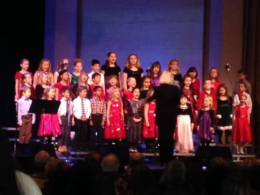 Children's choir performing today, SO adorable