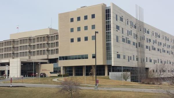 Main building of hospital