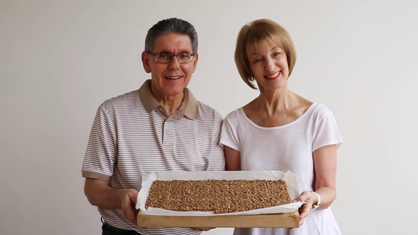 Eileen & Jack at eileen's pralines