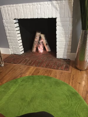 Cute fireplace