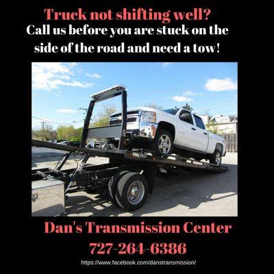 We offer free Towing with major Repairs( Up to 15 miles )