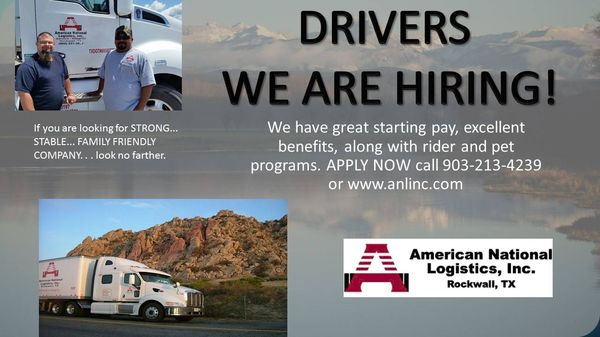 Hiring drivers - ask for Bobby!