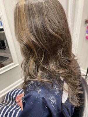 Balayage highlights