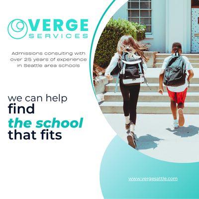 Verge can help your family find the school that fits.