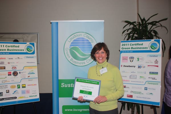 2011 Green Business award winner!