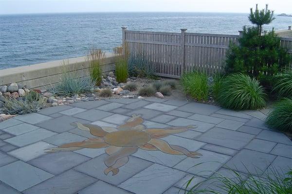 bluestone patio ocean view