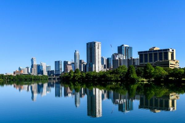 Austin Downtown across Colorado River