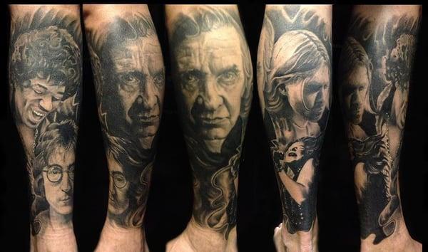 Portrait full sleeve, an amazing piece done by Watson!