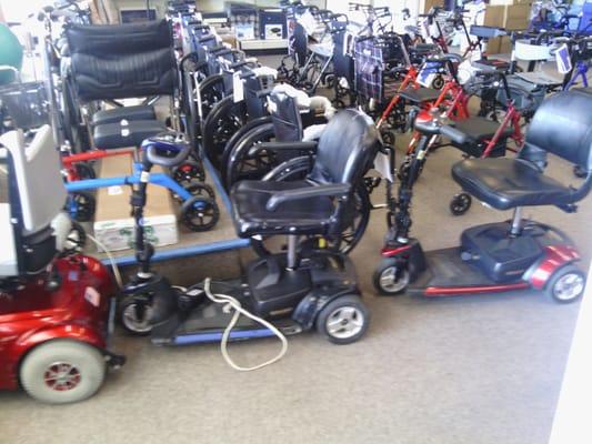 Electric wheel chairs.