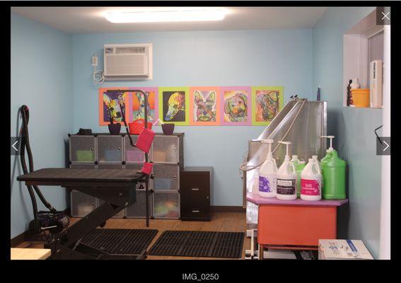 Groom shop interior