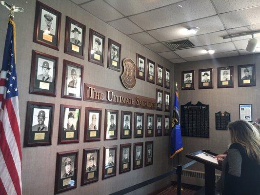 Ultimate Sacrifice Memorial wall