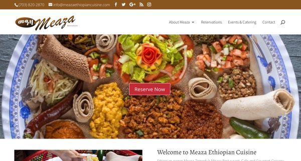 Ask the Egghead - Completed Client Site - Meaza Ethiopian Cuisine