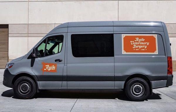 The Agile van, coming to your veterinarian!