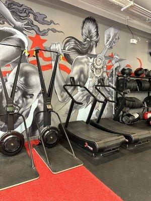 Increase your stamina with our Concept-2 SkiErgs and Rowers, True Form Runners,, and Assault Bikes