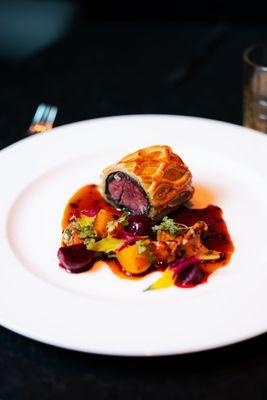 Duck Wellington by a private chef booked through Cootoh