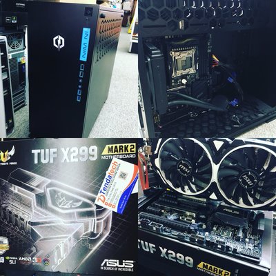 Intel i7 7800x ASUS X299 MOTHERBOARD REPLACEMENT WITH DUAL GTX 1080ti VIDEO CARD. SUPER GAMING PC REPAIR