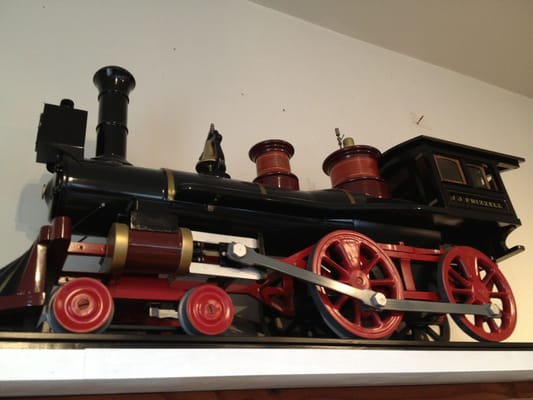 The $4000. Antique locomotive.