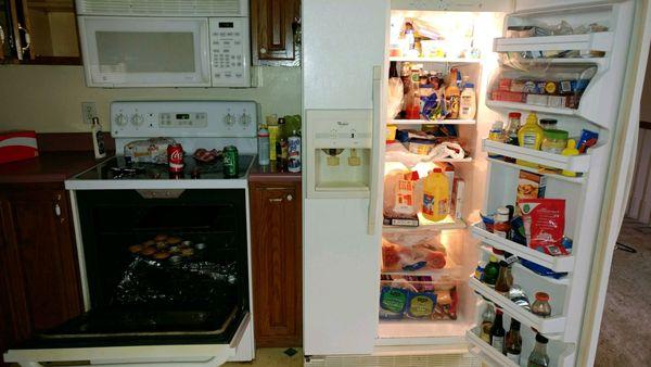 Fridge before clean out