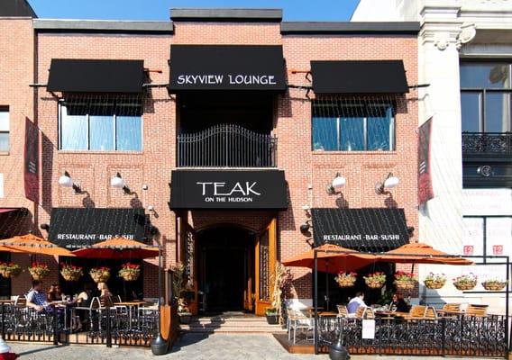 Teak on the Hudson awnings (Hoboken, NJ)