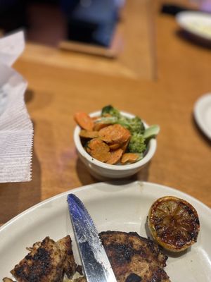 Dried out veggies.