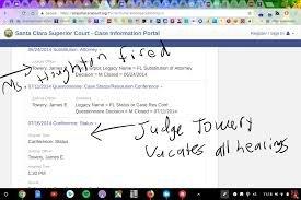 Judge Towery vacated all of my hearings the first hearing after I fired Ms. Houghton.