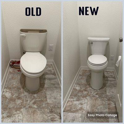 Toilet replacement