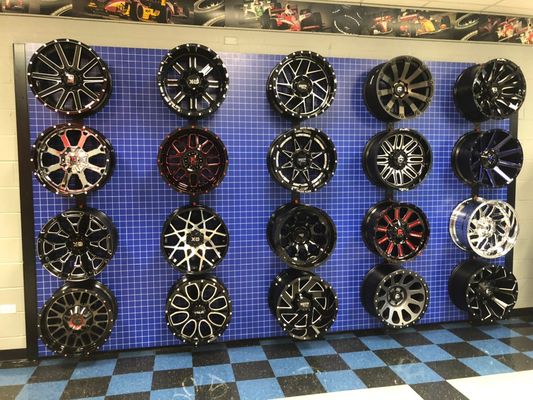 New Wheel Display-We have 1,000's of wheel and tire combinations available!