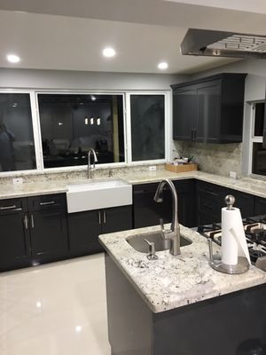 Completed kitchen