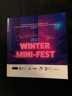 Winter Mini-Fest program