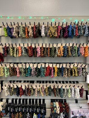 Beautiful Weeks Dye Works overdyed threads help you create unique cross stitch items.  Visit us for the best selection of overdyed thread.