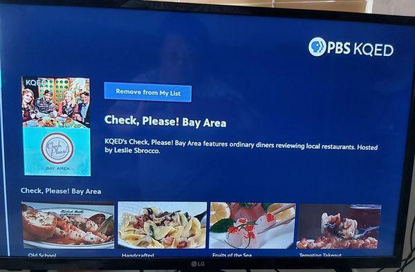 PBS app on streaming TV