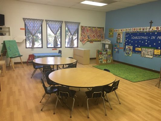 Large Pre-K classrooms.