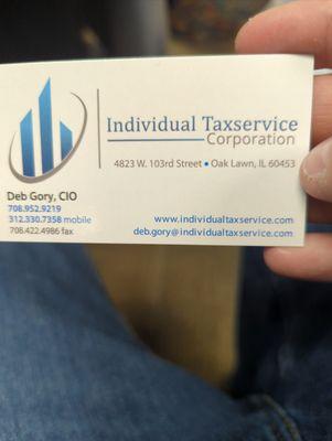 Individual Tax Service