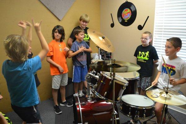 Drum lessons available at Westchase Music School!