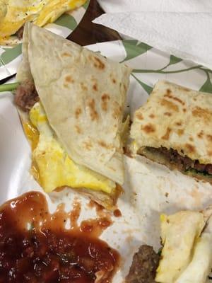 Breakfast quesadilla $6