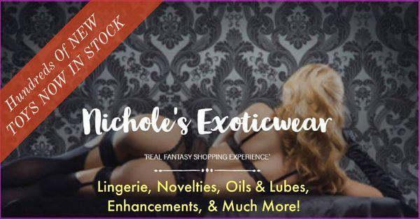 #NicholesExoticwear, #NEWNOW, #NicholesOnline, #Adultstore