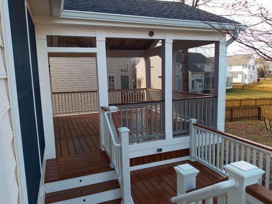 Screen in porch