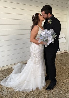 Beautiful couple at Golf Clubhouse in Smithfield