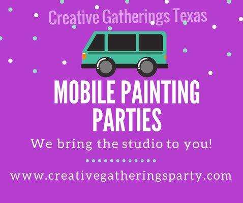 Mobile painting parties.